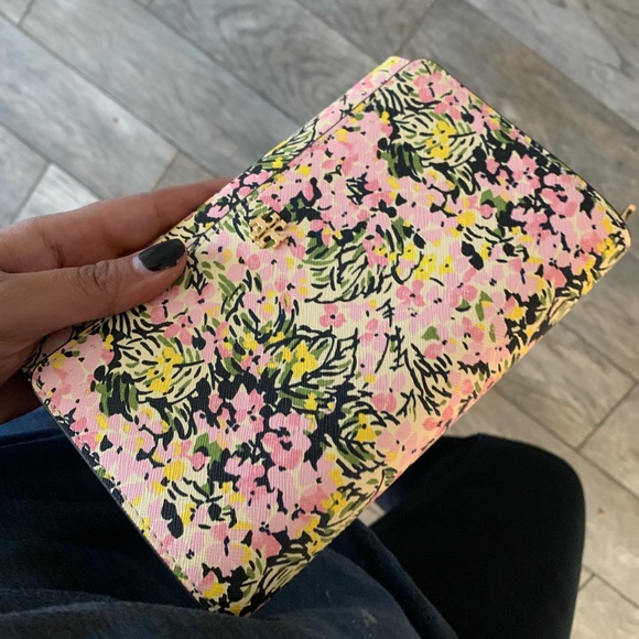 New 🌸 floral Tory Burch crossbody / wallet - Picture 8 of 8